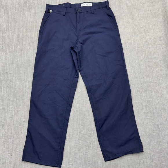Carhartt Other - Carhartt FR Flame Resistant Navy Work Pants 36x32 NFPA 2112 CAT 2 GlenGuard 6.4